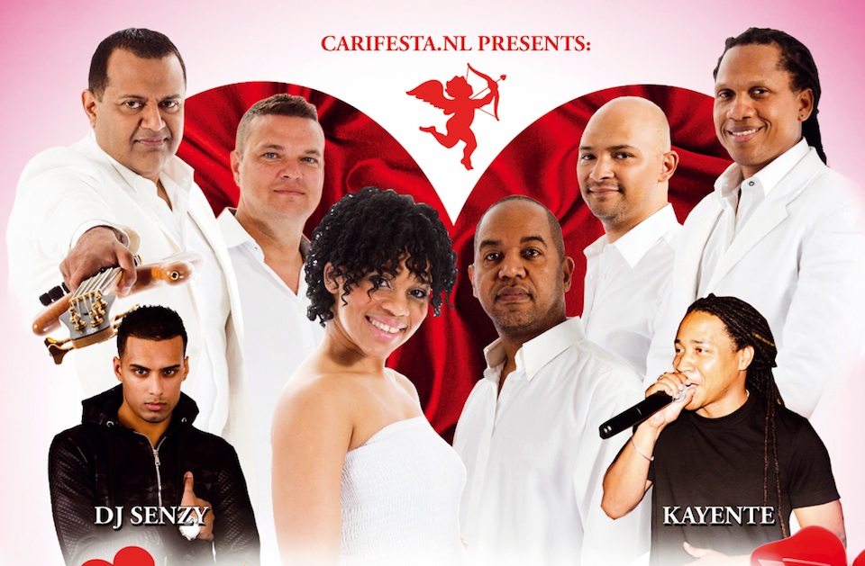 Caribbean VALENTINE Party op zaterdag 14 februari 2015